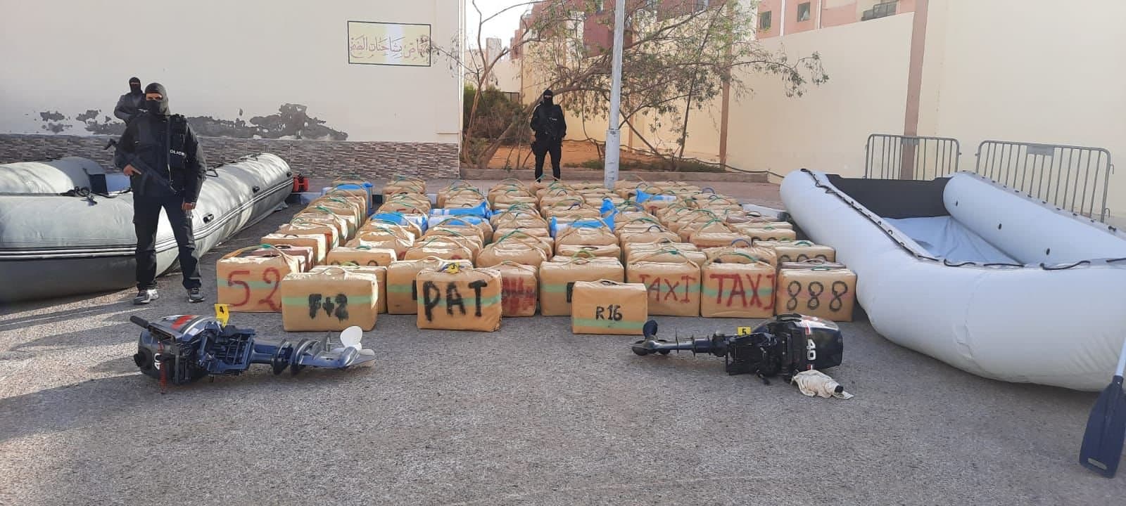 Laâyoune: Démantèlement d'un réseau international de trafic de drogue et saisie de plus de 4 tonnes de Chira