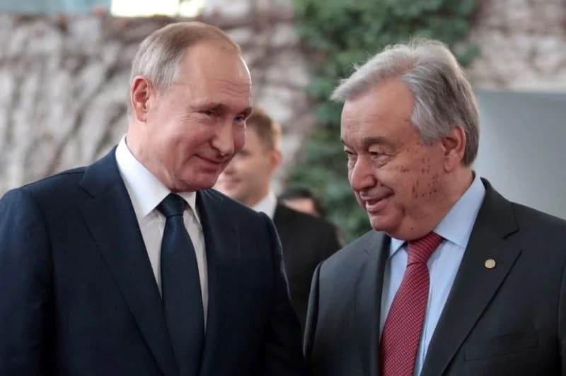 Conflit en Ukraine: Guterres lundi à Moscou où il sera reçu par Poutine