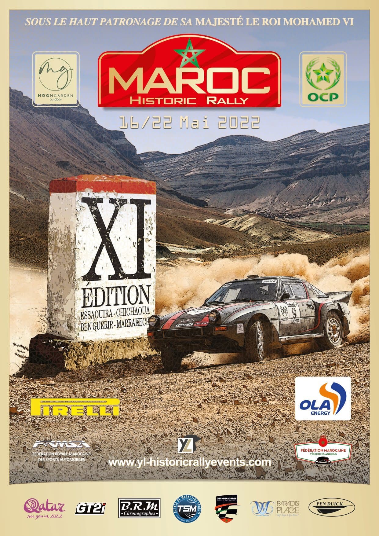 Essaouira: coup d’envoi de la 11è édition du Rallye Maroc historique