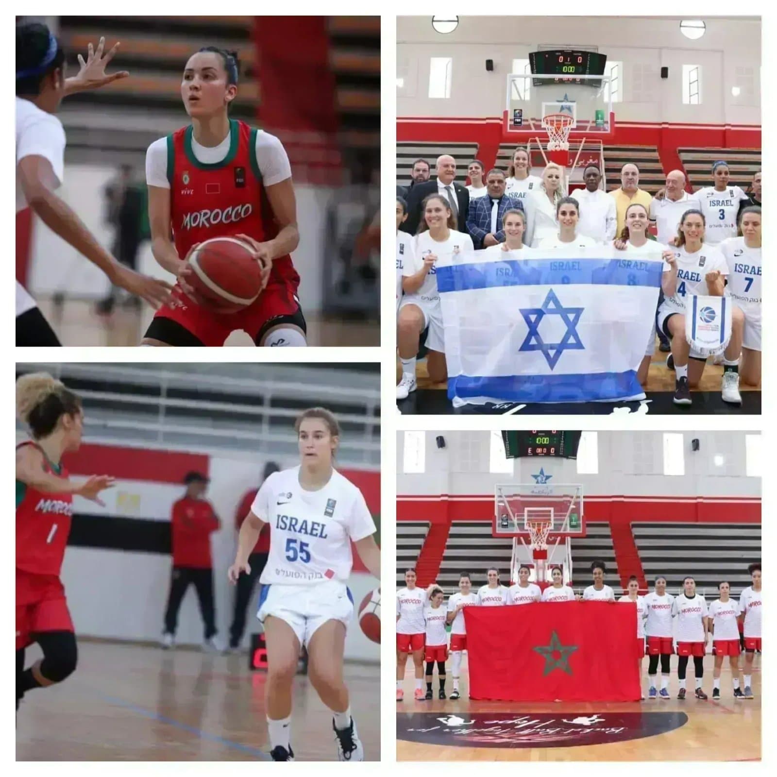 VIDEO - Une grande première à Rabat Maroc - Israël en Basketball féminin
