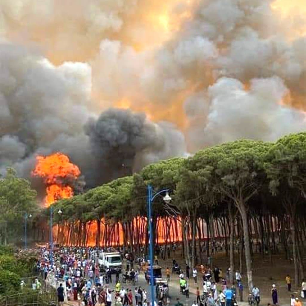 Les feux de forêt atteignent la région de Tétouan, 100 héctares ravagés