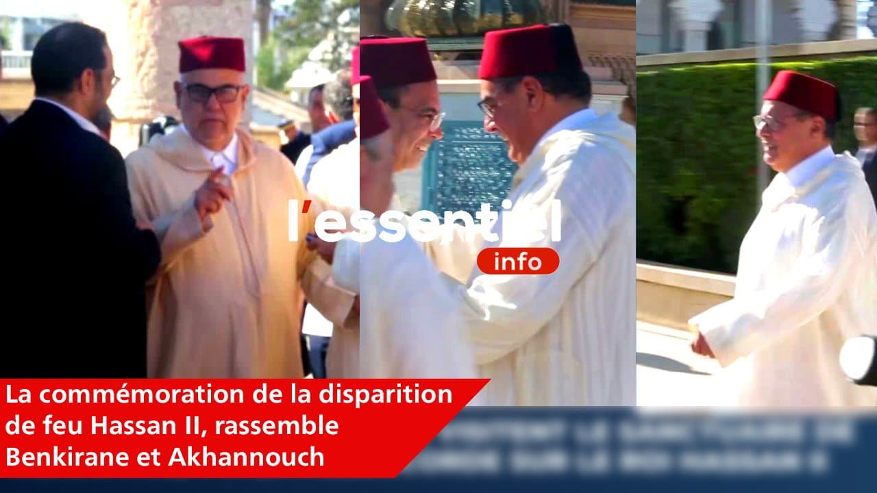 Vidéo: La commémoration de la disparition de feu Hassan II rassemble Benkirane et Akhannouch