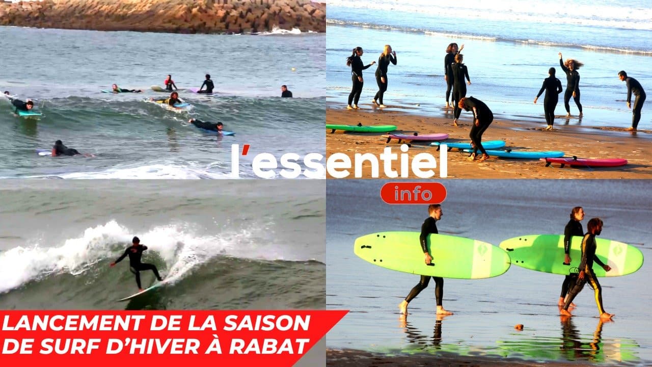 Vidéo .. Rabat: La saison de surf débarque