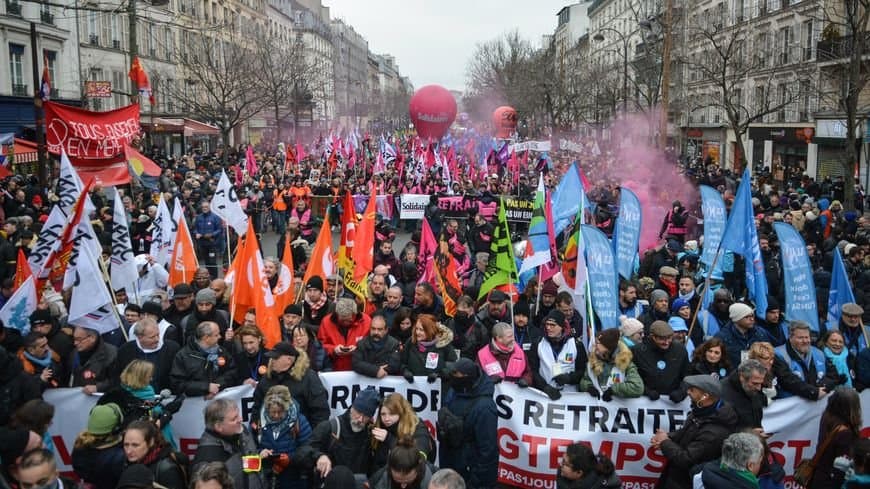 Réforme des retraites en France : L'intersyndicale appelle à une "mobilisation exceptionnelle" le 1er mai