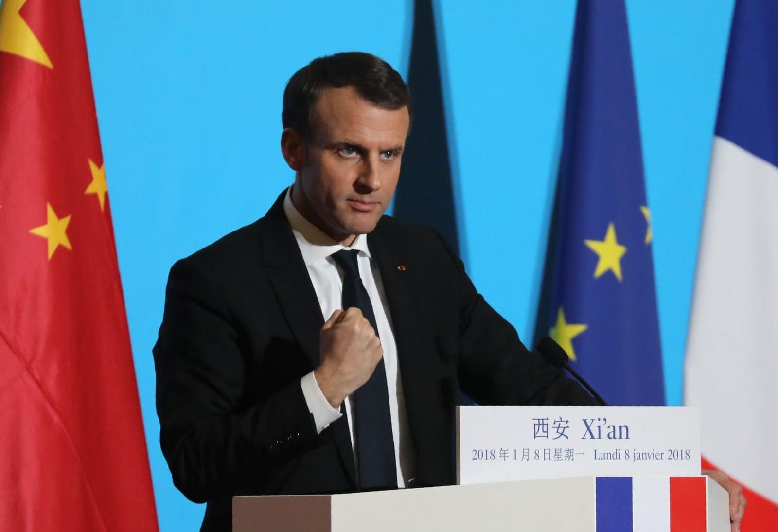 "Nous devons réduire notre dépendance aux États-Unis" (Emmanuel Macron)