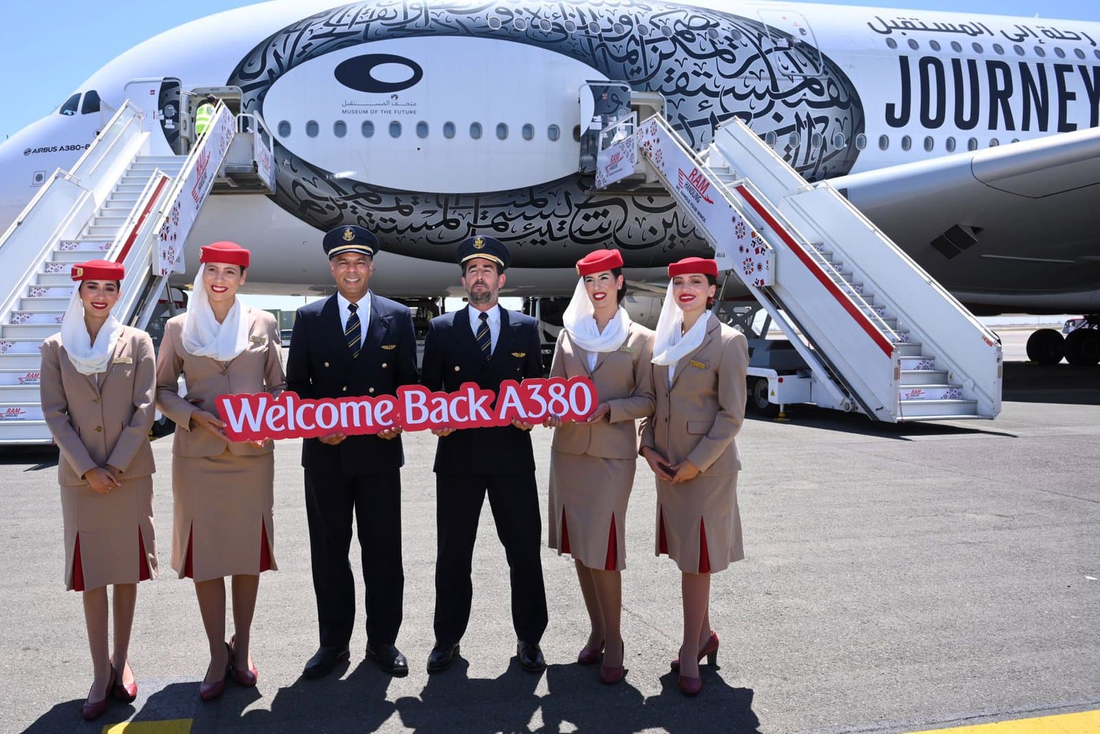 Dubai-Casablanca: L’Airbus A380 d’Emirates atterrit au Maroc