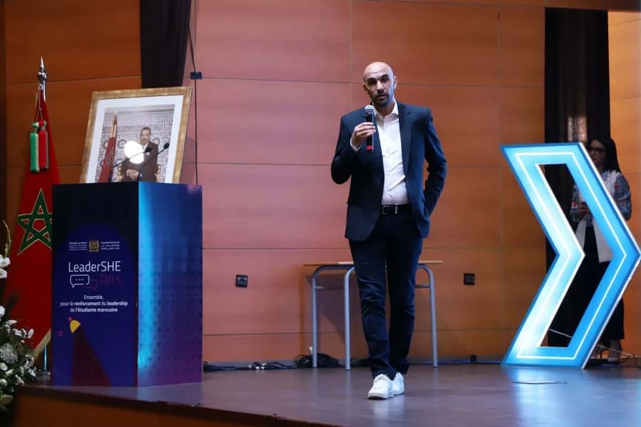 Walid Regragui enflamme la scène LeaderSHE Talks