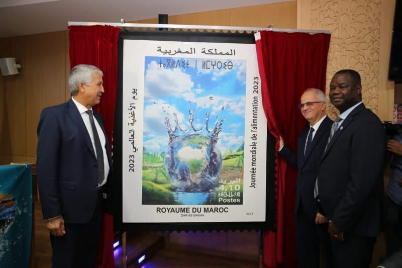 À l'occasion de la Journée mondiale de l'Alimentation, Barid Al-Maghrib a dévoilé un timbre-poste commémoratif: