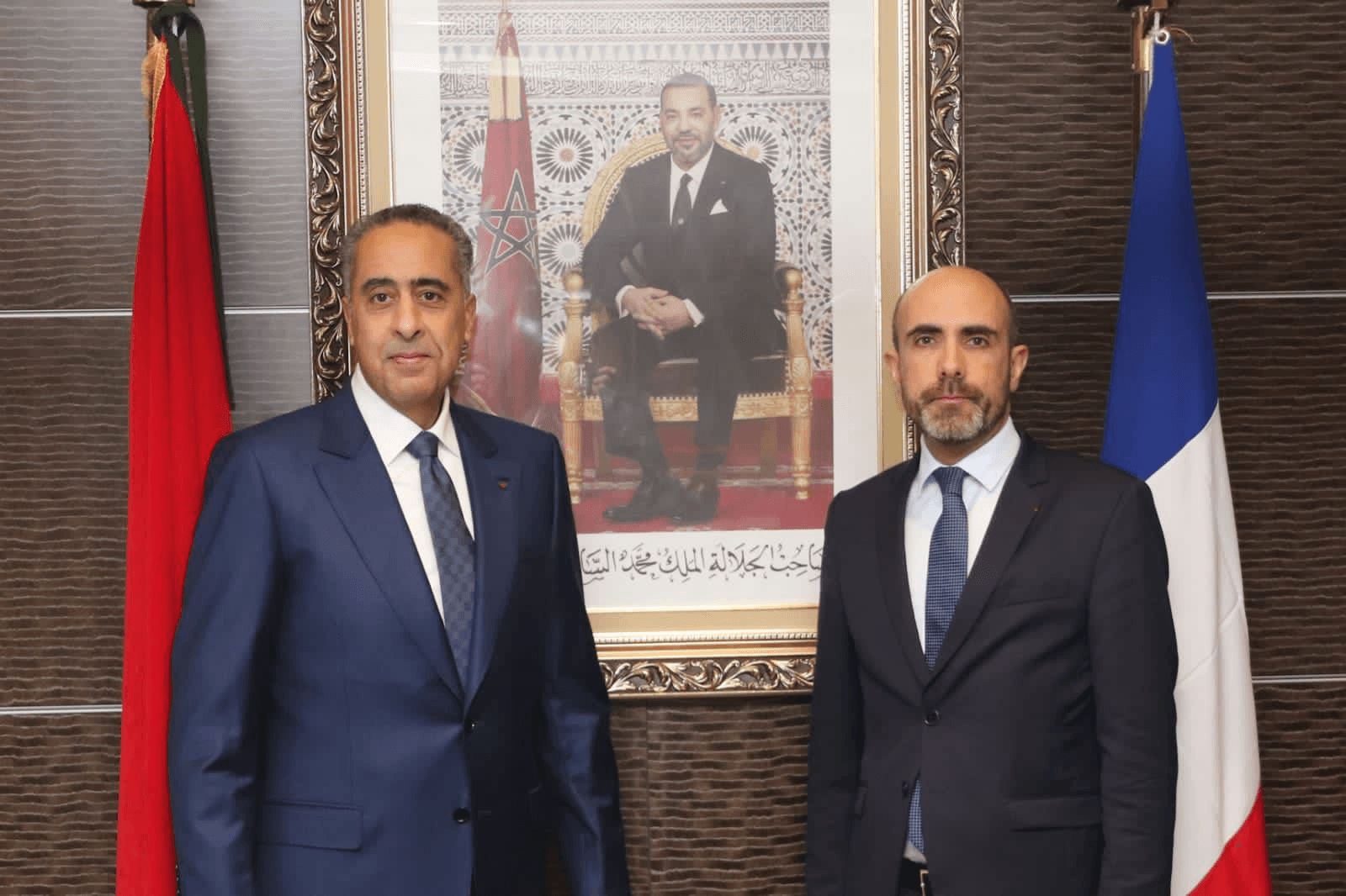 Maroc-France : M. Hammouchi accueille M. Nicolas Lerner.