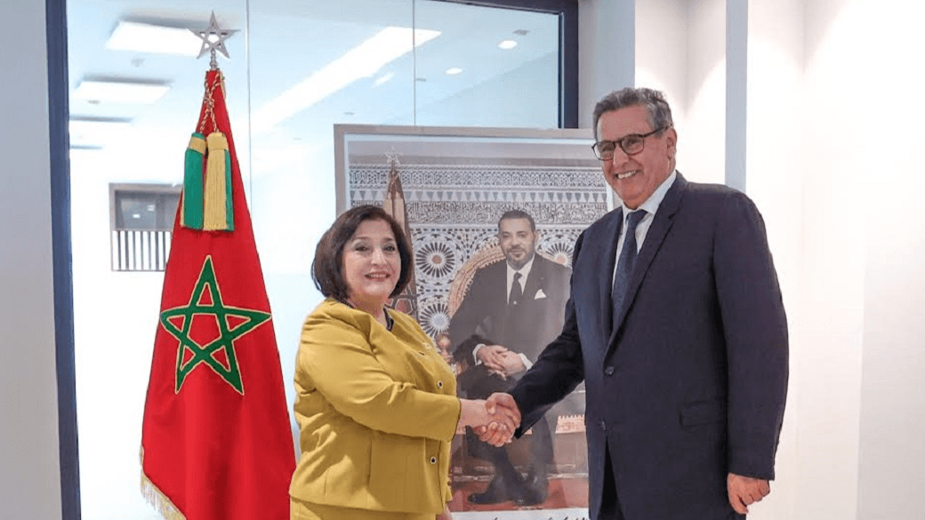 Le Premier ministre accueille la présidente de l'Assemblée nationale d'Azerbaïdjan.