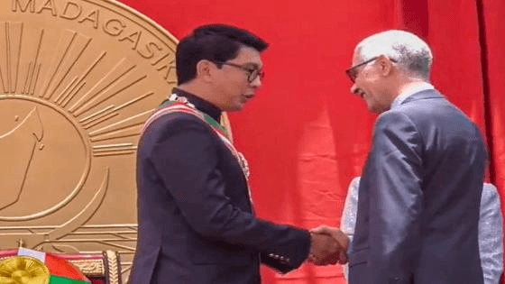 Talbi El Alami représente Sa Majesté le Roi à la cérémonie d'investiture du Président de la République de Madagascar.