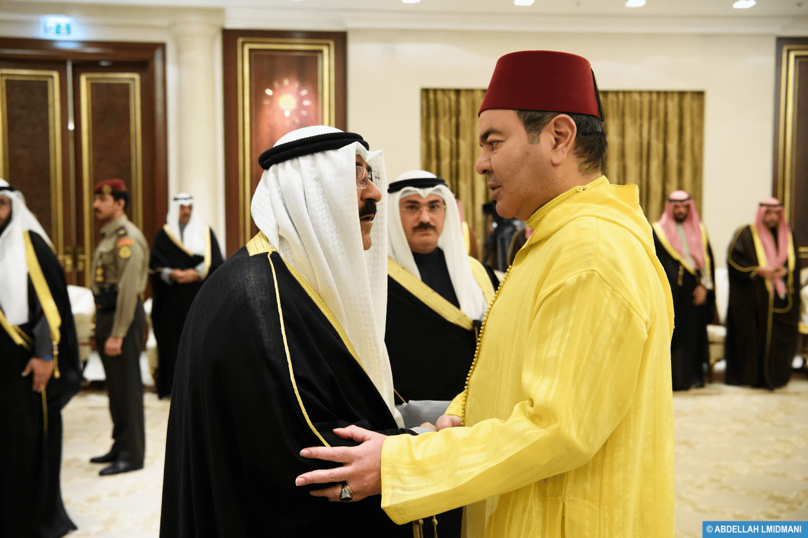 SAR le Prince Moulay Rachid représente SM le Roi à la présentation des condoléances suite au décès de SA Cheikh Nawaf.