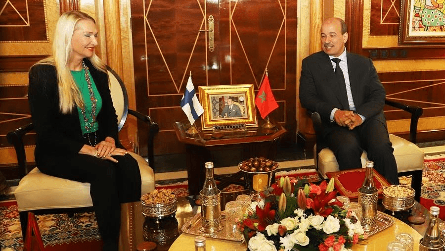  Maroc : M. Mayara s'entretient avec l'ambassadeur de Finlande.