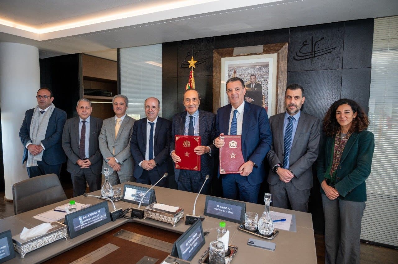 Rabat : signature d’une convention-cadre entre le CSEFRS et la CGEM