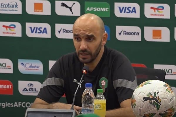 Walid Regragui : la victoire face à la Tanzanie est bénéfique pour bien entrer dans la compétition.