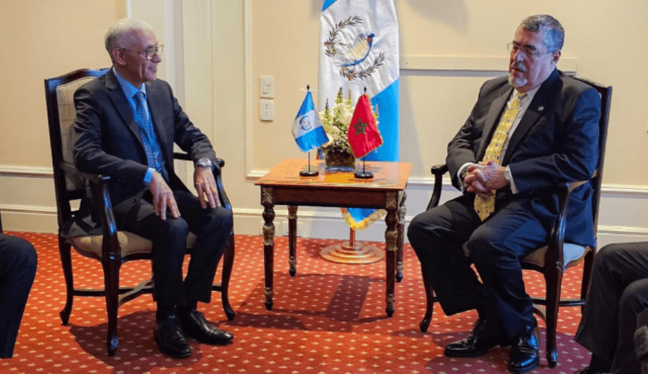 Talbi El Alami représente SM le Roi à la cérémonie d'investiture du nouveau président du Guatemala.