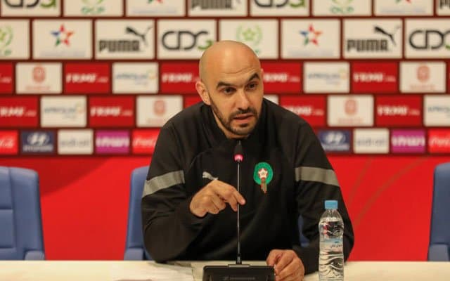 Regragui : Nous aspirons à fournir une performance de qualité face à la Zambie.