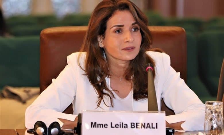 Mme Benali s'entretient avec le ministre autrichien du Travail et de l'Economie.