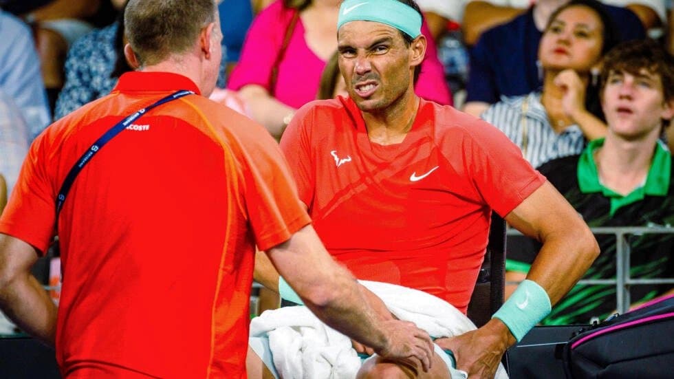 Open d'Australie :Nadal déclare forfait à cause d'une déchirure musculaire.