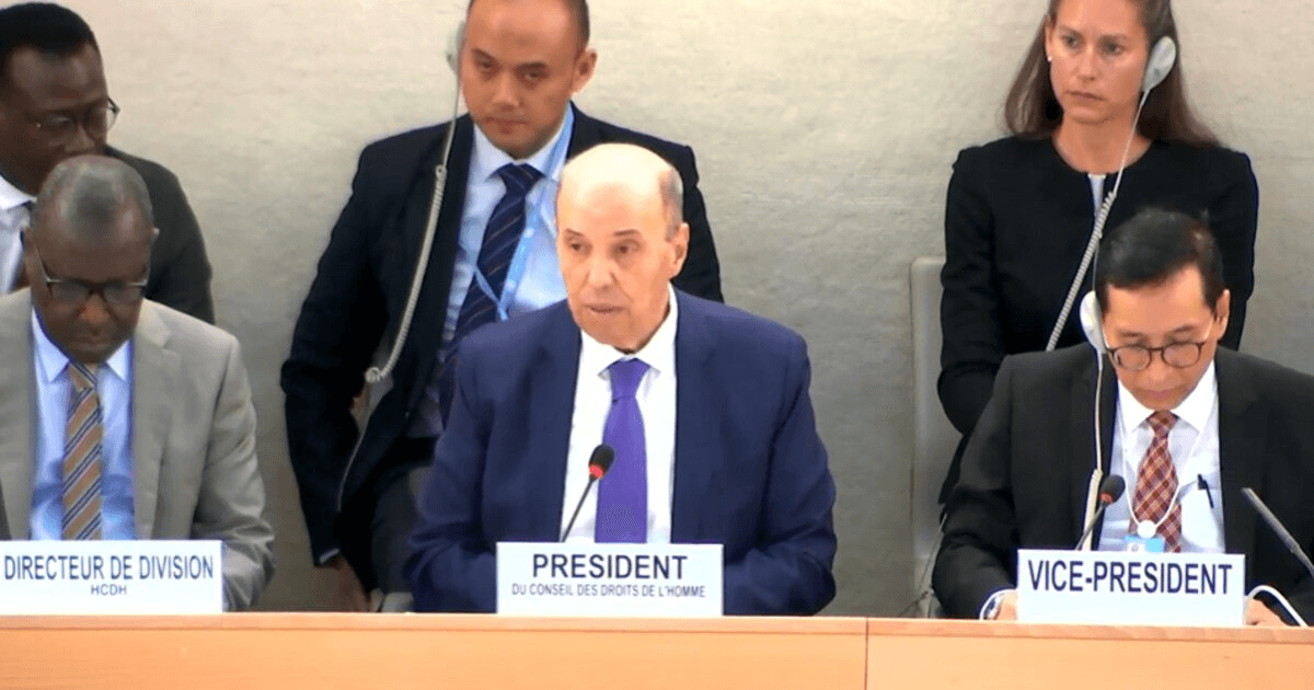  Officiellement, le Maroc préside le Conseil des droits de l'homme de l'ONU.