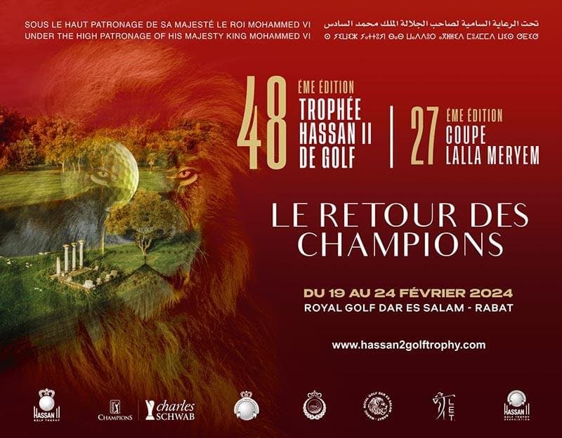 Golf: Coup d'envoi à Rabat de la 48è édition du Trophée Hassan II et de la 27è édition de la Coupe Lalla Meryem