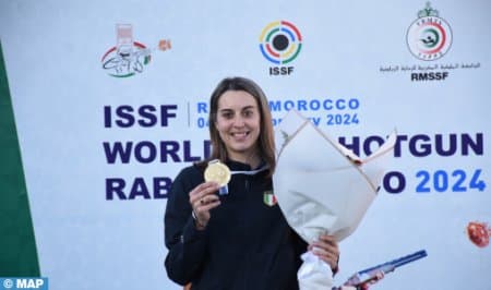 Coupe du monde de tir sportif-2024 : L'Italienne Jessica Rossi a remporté, la médaille d’or de l’épreuve individuelle de Trap.