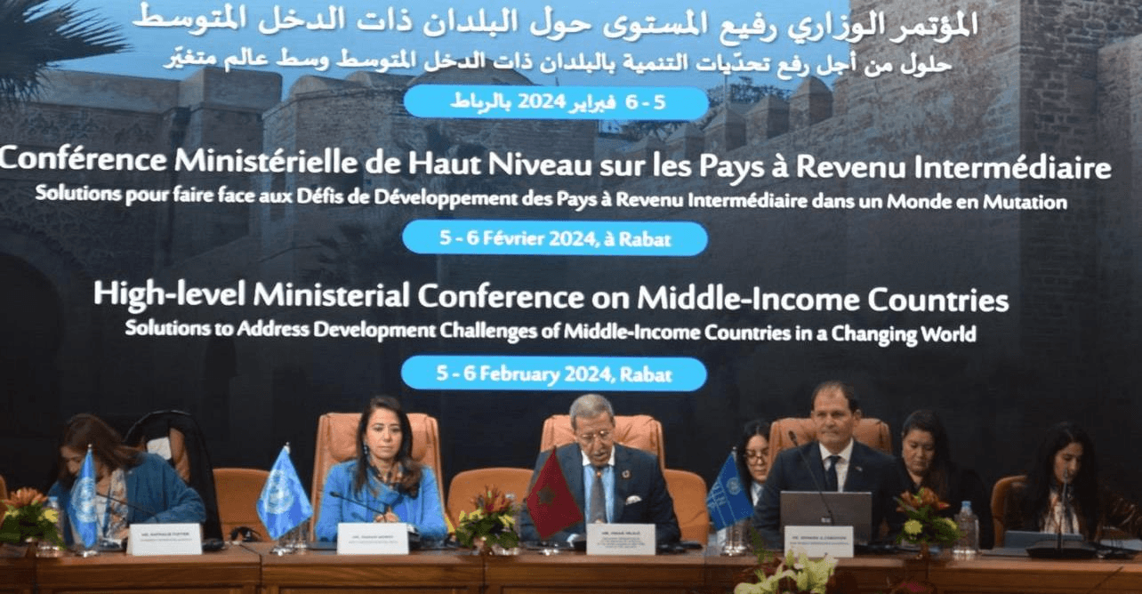 Rabat accueille une conférence ministérielle sur les pays à revenu intermédiaire.