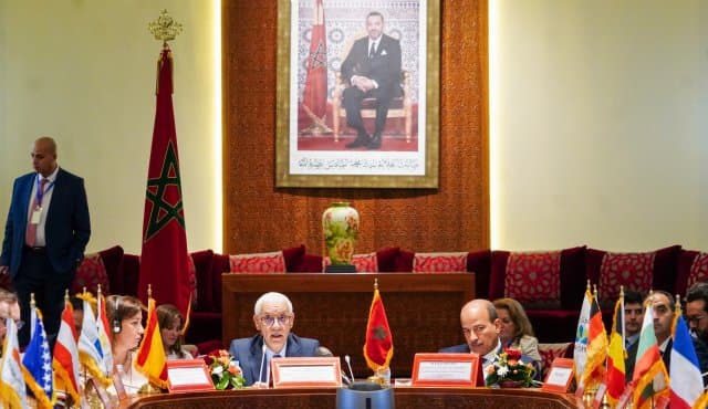 Discours de Talbi El Alami à l'ouverture du sommet des présidents des parlements membres de l'Assemblée.