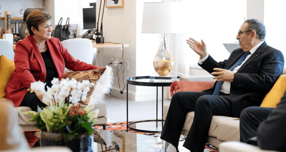 La directrice générale du FMI accueille l'Ambassadeur de Sa Majesté à Washington