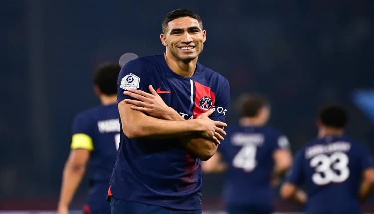 Nomination d'Achraf Hakimi pour le prix du meilleur joueur africain de la Ligue 1 française