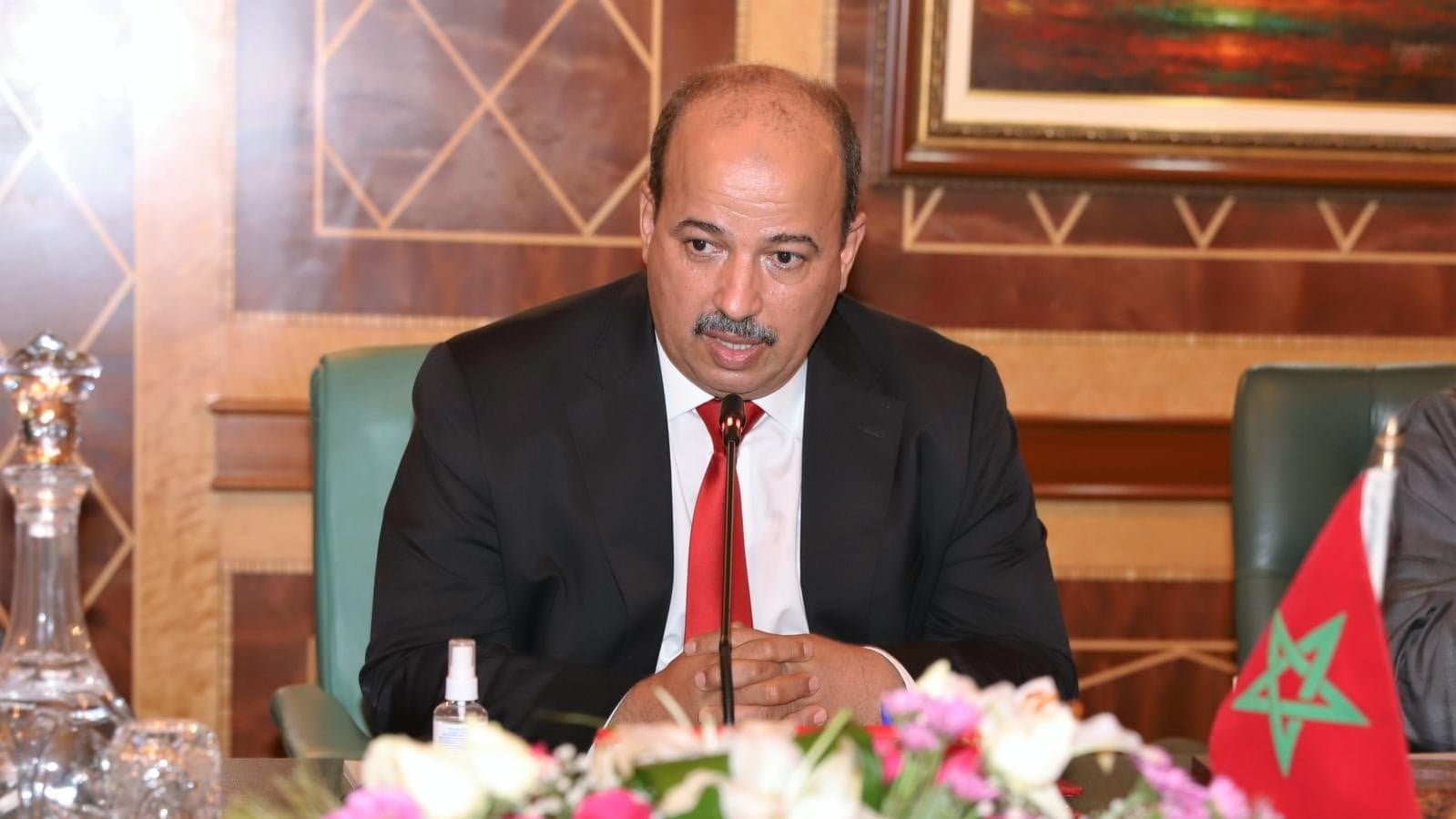 Naam Miyara s'entretient avec le vice-président du Parlement tchèque à Rabat