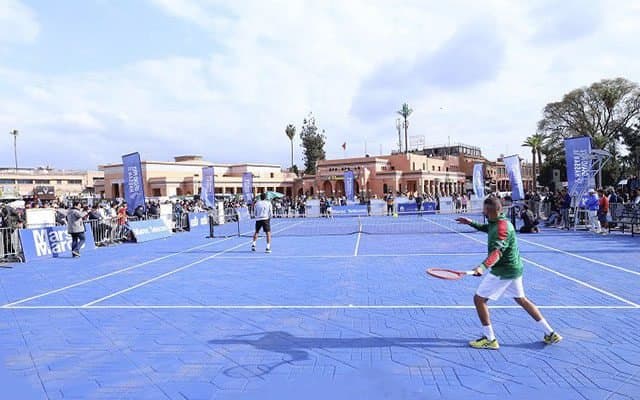Marrakech accueille un match d'exhibition de tennis dans le cadre du Grand Prix Hassan II