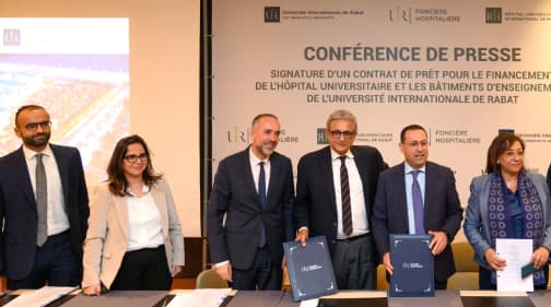 L'Université internationale a signé un contrat de financement pour un hôpital universitaire