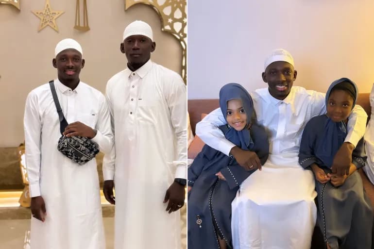 Des joueurs de la Real Sociedad accomplissent Omrah pendant la pause de la ligue espagnole