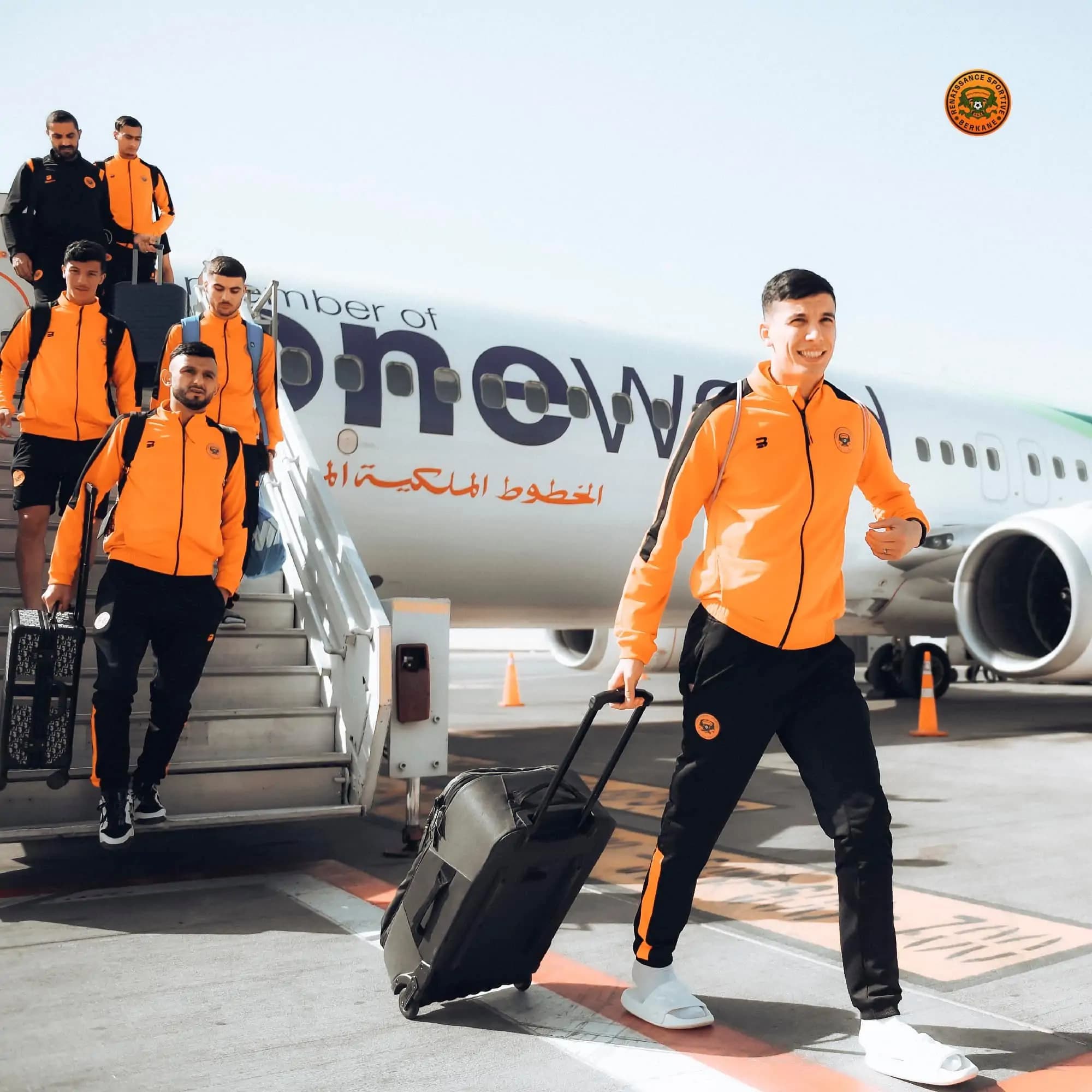 RS Berkane arrive au Caire pour affronter le Zamalek en finale de la Coupe de la Confédération africaine