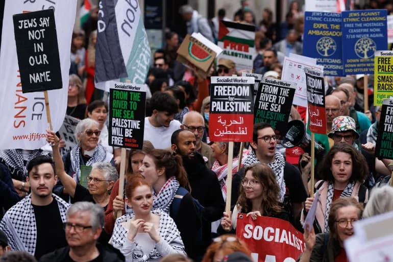 Le ministre britannique de la Défense appelle à s'opposer aux marches pro-palestiniennes