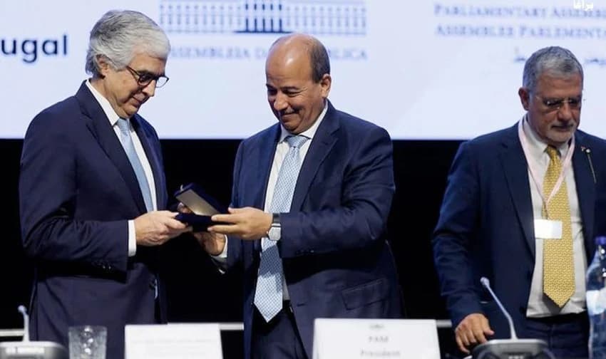 Enaam Mayara s'entretient avec le Chef de l'Assemblée Nationale Portugaise