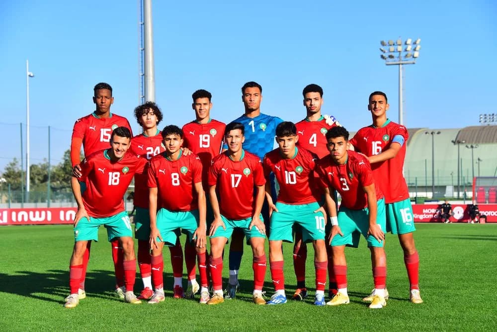 Victoire du Maroc 2-0 contre la RD Congo en match amical des U20