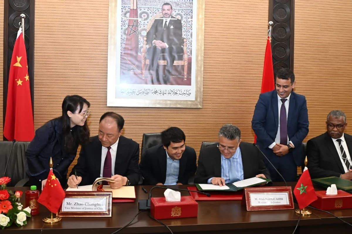 Le Maroc et la Chine signent un accord de coopération judiciaire pour 2024-2025