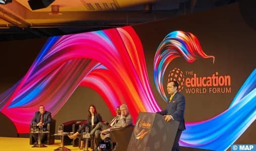 Sekkouri présente l'expérience marocaine en formation professionnelle lors du Forum mondial de l'éducation à Londres