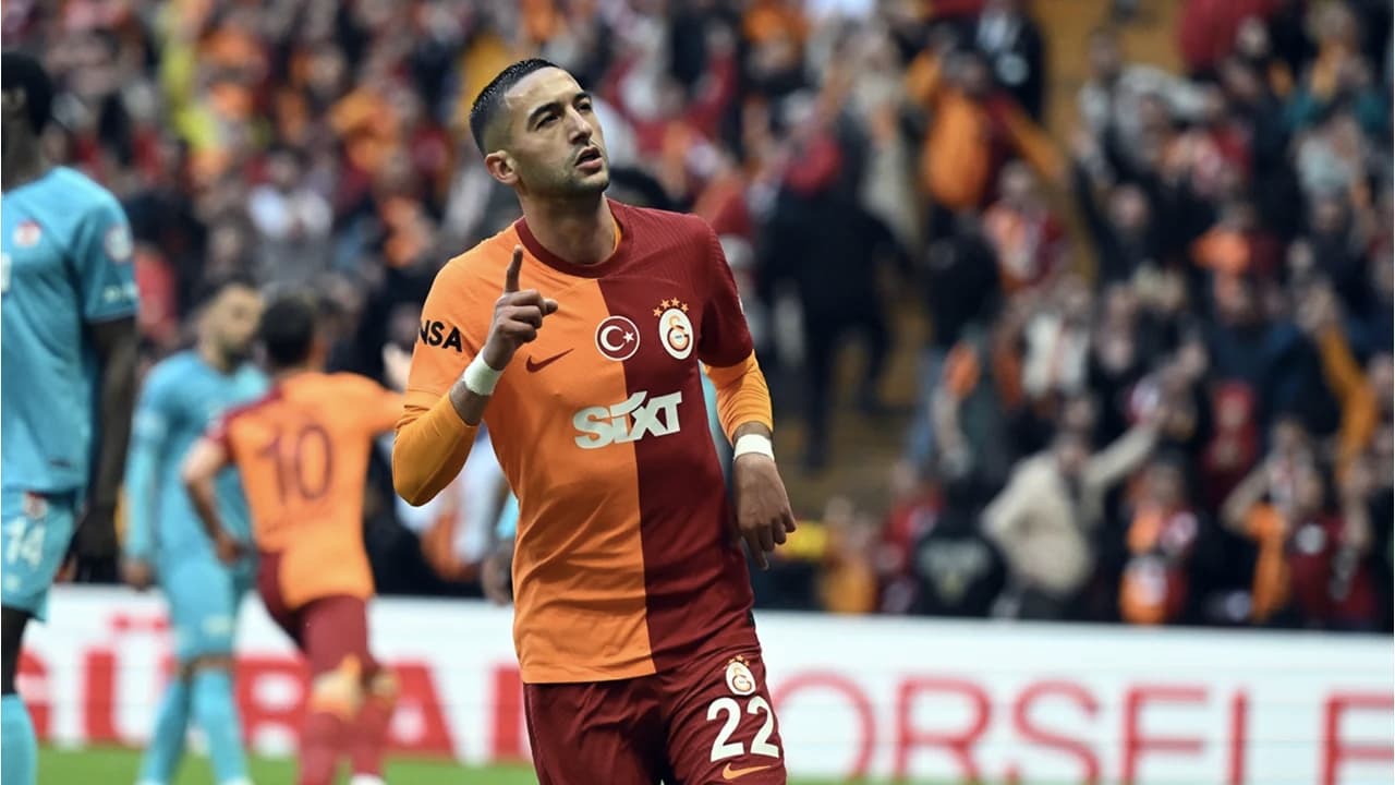 Ziyech absent pour le dernier match de Galatasaray en Super Lig turque