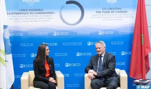 Nadia Fettah s'entretient avec le Secrétaire général de l'OCDE