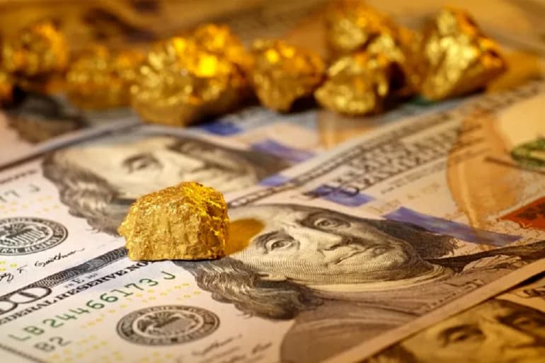 L'or et le dollar se stabilisent en raison de la faiblesse des ventes au détail aux États-Unis et du déclin du pétrole.