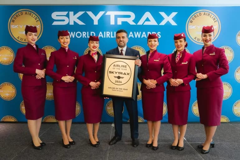 Qatar Airways est nommée pour la huitième fois meilleure compagnie aérienne au monde