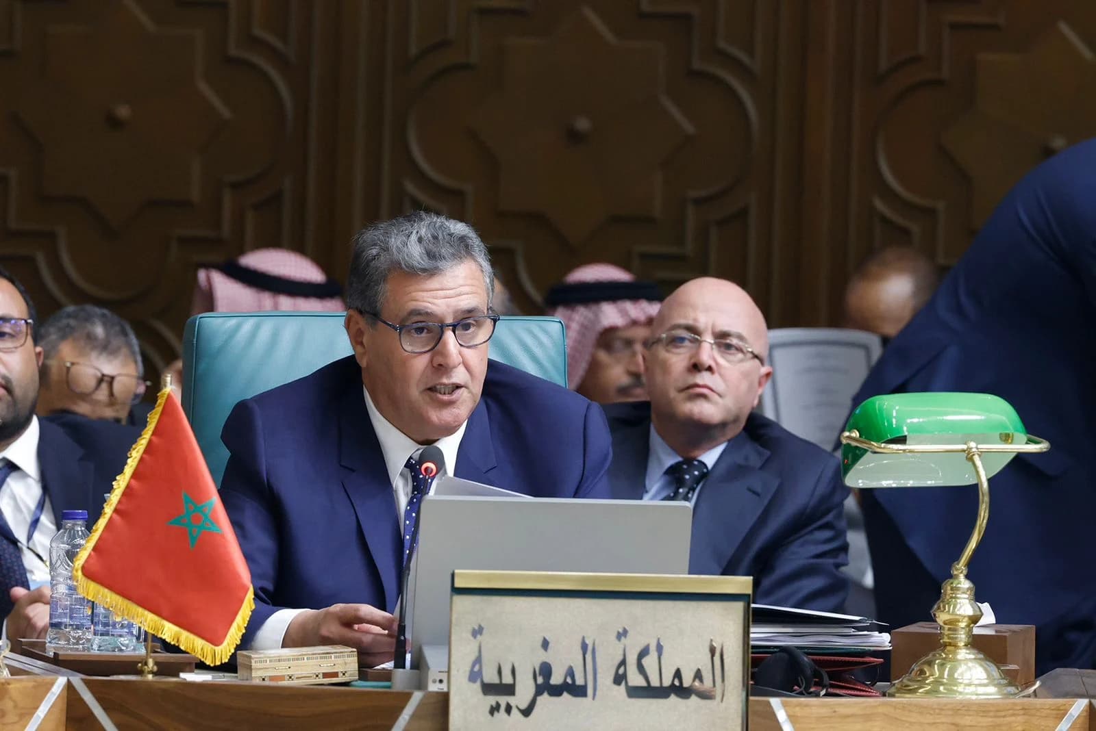 Amman : Akhannouch Représente SM le Roi au Conférence Internationale sur la Réponse Humanitaire d'Urgence à Gaza