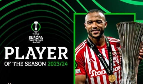 Ligue Europa Conférence : Ayoub El Kaabi désigné meilleur joueur de la saison