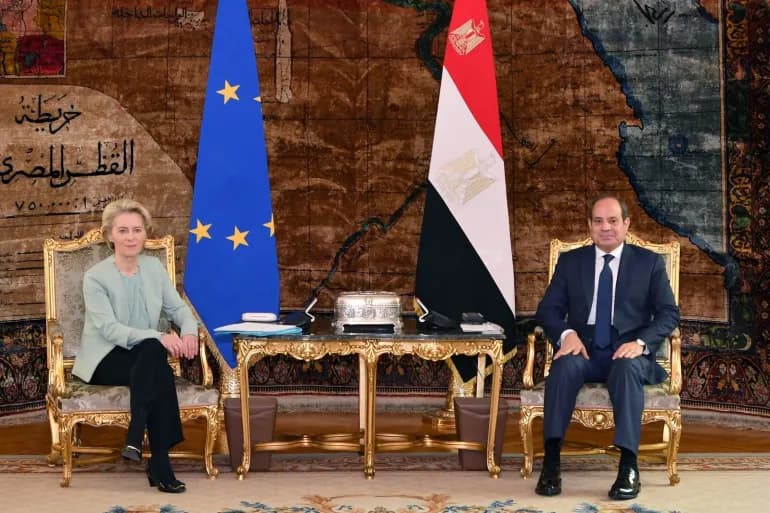 Von der Leyen : des entreprises européennes signent des accords d'une valeur de plus de 40 milliards d'euros en Égypte