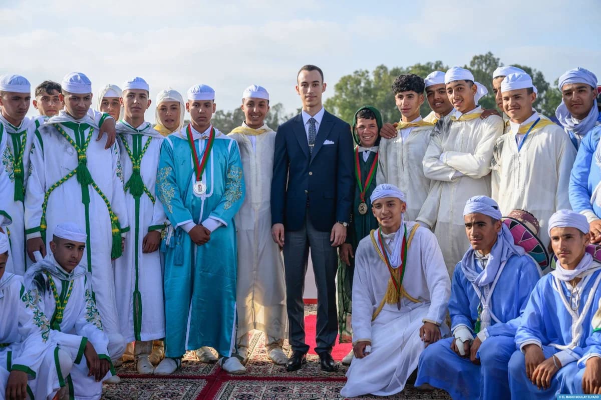 Le Prince Héritier Moulay El Hassan préside la finale du 23è Trophée Hassan II des arts équestres traditionnels "Tbourida"