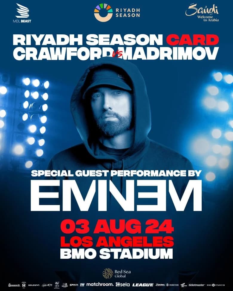 Eminem, invité spécial sur la carte de saison de Riyad