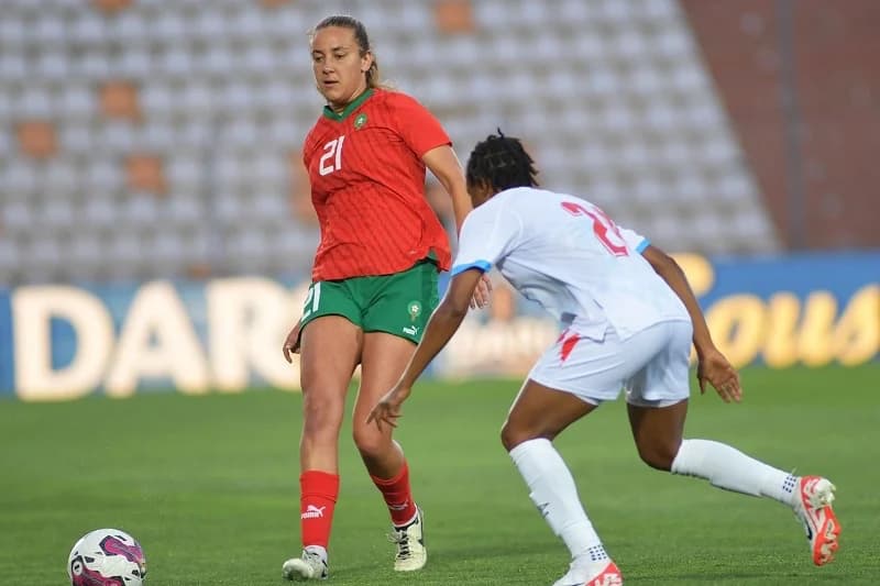 La Joueuse Congolaise Présente ses Excuses Après avoir Agressé la Joueuse de l'Équipe Nationale Marocaine Yasmine Amrabet